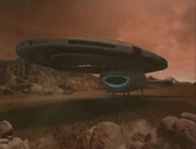 USS Voyager on Silver Blood homeworld-2