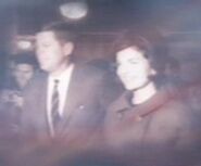 John F. Kennedy with Jacqueline Kennedy, time stream