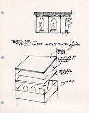 USS Enterprise bridge console display design