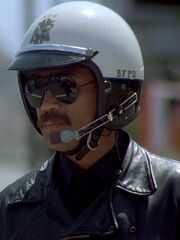 Motorradpolizist 1986