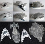 Hot Wheels USS Voyager and USS Defiant prototypes.jpg (436 KB) Unproduced USS Voyager and USS Defiant prototypes