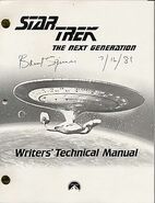 Star Trek The Next Generation Writers Technical Manual season 3