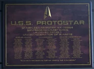 USS Protostar dedication plaque.jpg (321 KB) Protostar's dedication plaque
