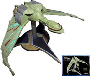 Enesco Star Trek Klingon Bird-of-Prey cold-cast statue package front