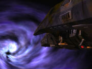 Hirogen ship black hole