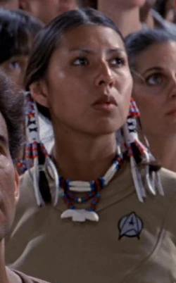 Native American security officer Played by unknown actress
