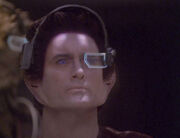 Weyoun 8 wearing headset