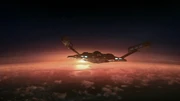 Enterprise (NX-01) above Earth