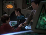 Kira armed with phaser