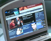 StarTrek.com on screen