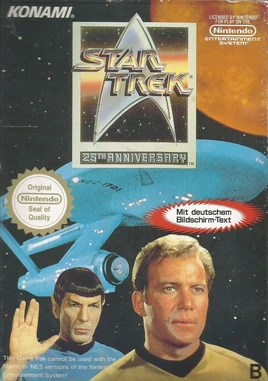 Star Trek 25th Anniversary NES - Front