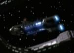 Alien freighter near DS9