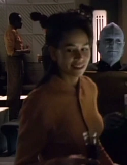 Played by an unknown actress (TNG: "First Contact")