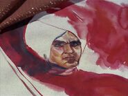 Unfinished painting of Khan Noonien Singh (TOS: "Space Seed")