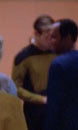 In a corridor Played by an unknown actor (TNG: "Datalore")