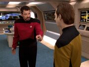 William Riker in Data's dream program