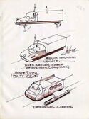 Class F shuttlecraft design origins by Matt Jefferies