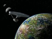 Enterprise im Orbit von Eden