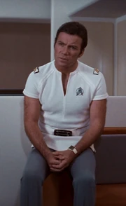 Kirk wearing short sleeved uniform, mid 2270s