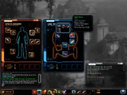 Development image showing character and ship customization.