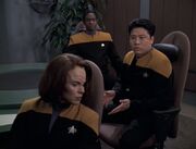 Tuvok suggests the Delta Flyer (Fury)