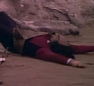 Al Simon, Hide And Q.jpg (9 KB) Simon doubling Dorn in "Hide And Q"