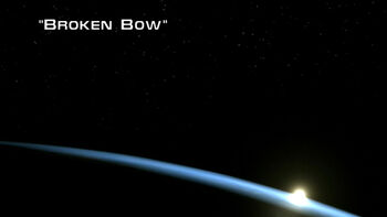 1x01 Broken Bow title card