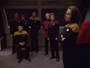 Janeway's memorial service