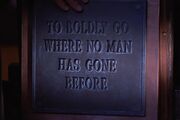 To boldly go where no man has gone before