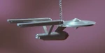 USS Enterprise metal model