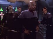 DS9 crew in trouble