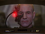 Locutus on viewscreen