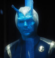 Shukar, an Andorian from the mirror universe in the mid-23rd century