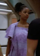 In a corridor/At the Farpoint Station mall Played by an unknown actress (TNG: "Encounter at Farpoint")