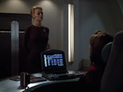 Geheimes Gespräch zwischen Janeway und Seven