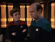 Janeway talks to The Doctor