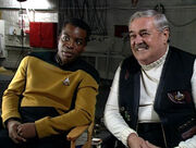 LeVar Burton and James Doohan