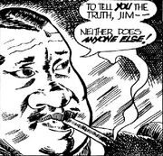 Smoking man comic