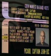 Dossier personnel de Jean-Luc Picard