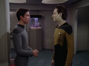 Wesley Crusher asks Data about Salia