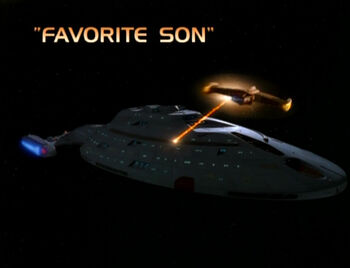 3x20 Favorite Son title card