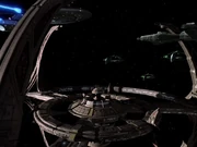 Föderationsallianz-Schiffe bei Deep Space 9