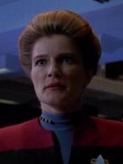 … als Hologramm von Kathryn Janeway, …