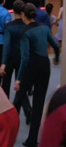 In a corridor Played by an unknown actress (TNG: "11001001")