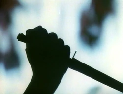 An alien knife Filmed on 24 October 1997