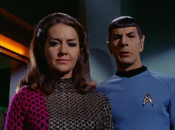 Spock and the Romulan commander
