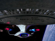 USS Enterprise-D, forward ventral view