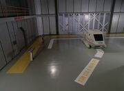 Der Sekundärhangar der Enterprise-D