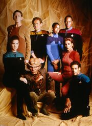 DS9 cast promotional shot