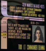 Deanna Troi personnel file